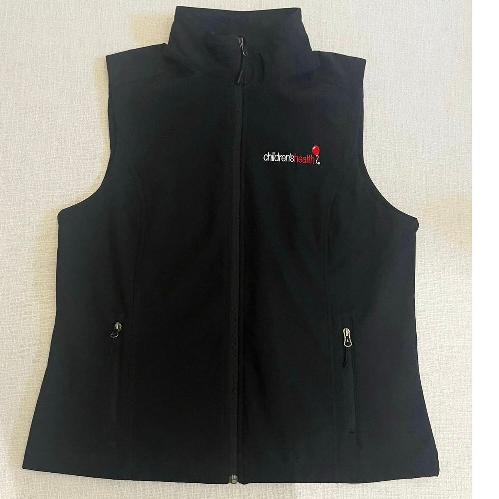 XL Children's Health Women's Port Authority Core Soft Shell Vest Black Size